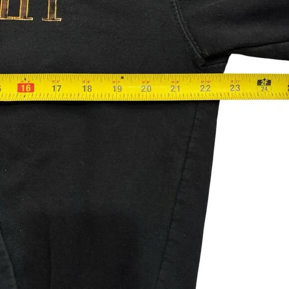 Meshuggah Immutable Black Full Zip Hoodie Big Logos Band Merch Men's Size L